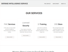 Tablet Screenshot of defenseintelligence.net
